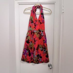 Colorful Handmade Halter Dress